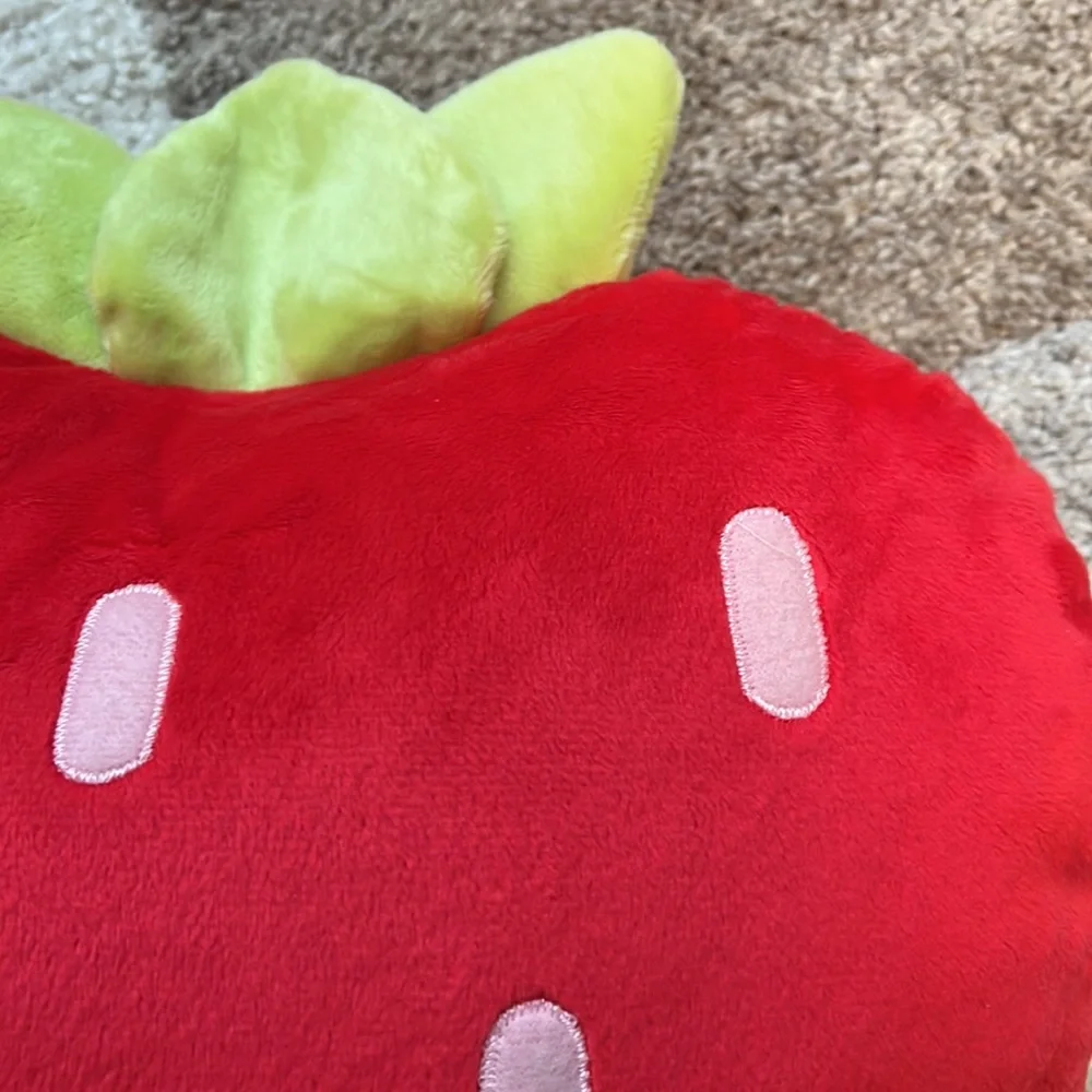 Target Bullseye’s Playground plush strawberry pillow, NWT!